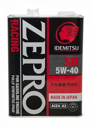 Idemitsu Zepro Racing 5W-40 4 л фото