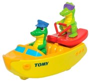 Tomy Игрушка для ванной Крокодил на водных лыжах (TO72358) фото