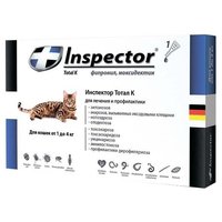 Inspector Капли для кошек от 1 до 4 кг