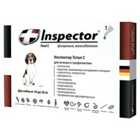 Inspector Капли для собак от 10 до 25 кг