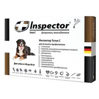 Inspector Капли для собак от 40 до 60 кг