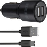 InterStep АЗУ 2USB+Кабель USB Type-C (IS-CC-TYPC1USBB) фото