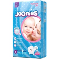 Joonies Premium Soft Diapers L / 52 pcs