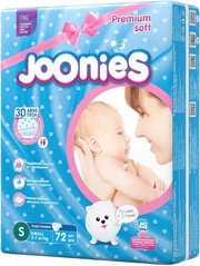 Joonies Premium Soft Diapers S / 72 pcs фото