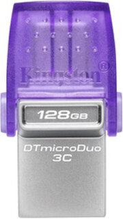 Kingston DataTraveler MicroDuo 3C USB 3.2 Gen 1 128GB фото