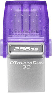 Kingston DataTraveler MicroDuo 3C USB 3.2 Gen 1 256GB фото