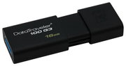 Kingston Флешка USB DataTraveler 100 G3 16Гб, USB3.0, черный [dt100g3/16gb] 571232 фото