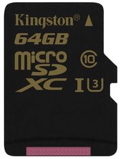 Kingston Gold microSDXC UHS-I U3 фото