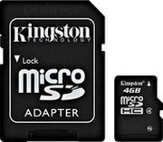 Kingston microSDHC 4 Гб фото