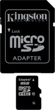 Kingston microSDHC 8 Гб фото