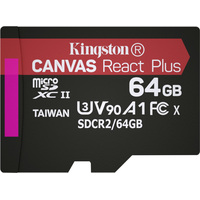 Kingston microSDXC Canvas React Plus