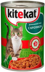 Kitekat Adult Canned with Rabbit 0.4 kg фото