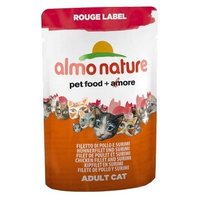 Almo nature Корм для кошек Rouge Label Adult Cat Chicken Fillet and Surimi