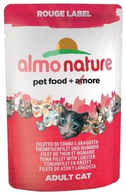 Almo Nature Корм для кошек Rouge Label Adult Cat Tuna Fillet and Lobster фото