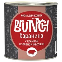 Brunch Корм для кошек Баранина с гречкой и зеленой фасолью для кошек