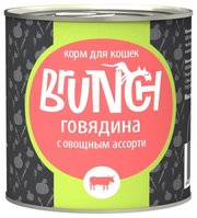 Brunch Корм для кошек Говядина с овощным ассорти для кошек фото