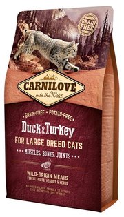 Carnilove Корм для кошек Duck & Turkey for Large breed cats фото