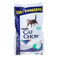 Cat chow Корм для кошек 3 в 1 с индейкой