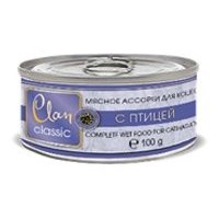 CLAN Корм для кошек Classic Мясное ассорти с Птицей для кошек