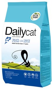 DailyCat Корм для кошек Adult Exi Care Fish & Rice фото