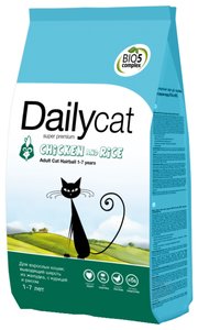 DailyCat Корм для кошек Adult Hairball Chicken & Rice фото