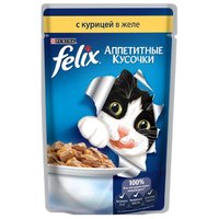 Felix Корм для кошек Аппетитные кусочки с Курицей в желе