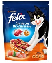 Felix Корм для кошек Сухой корм Двойная вкуснятина с Птицей фото