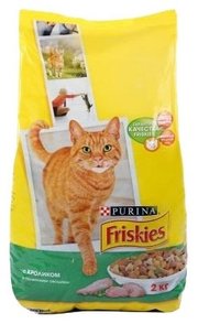 Friskies Корм для кошек Для взрослых кошек с кроликом и полезными овощами фото