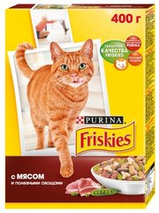 Friskies Корм для кошек Для взрослых кошек с мясом и полезными овощами фото