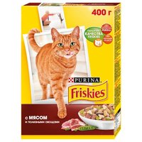 Friskies Корм для кошек Для взрослых кошек с мясом и полезными овощами