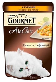 Gourmet Корм для кошек A la Carte с курицей и пастой a la Perline фото