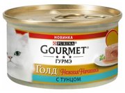 Gourmet Корм для кошек Gold Нежная начинка с тунцом фото