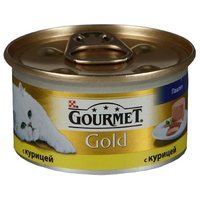 Gourmet Корм для кошек Gold Паштет с курицей