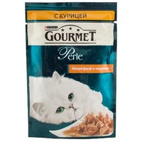 Gourmet Корм для кошек Perle Мини-филе в подливе с курицей