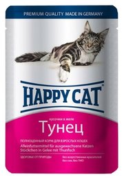 Happy Cat Корм для кошек Кусочки в желе. Тунец фото