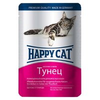 Happy cat Корм для кошек Кусочки в желе. Тунец