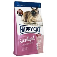 Happy cat Корм для кошек Sterilised Voralpen-Rind