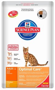 Hill's Корм для кошек Science Plan Feline Adult Optimal Care Chicken фото