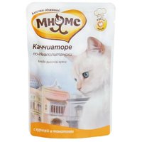 Мнямс Корм для кошек Каччиаторе по-неаполитански Влажный корм для кошек (курица с томатами)