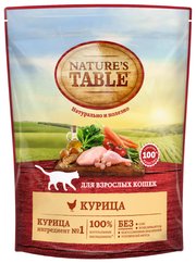 Nature's Table Корм для кошек Сухой корм для взрослых кошек — Курица фото