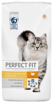 Perfect Fit Корм для кошек Sensitive Сухой корм с индейкой фото