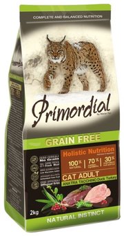 Primordial Корм для кошек Grain Free Cat Adult Duck Turkey фото