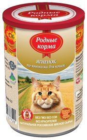 Родные корма Корм для кошек Ягненок по-княжески фото