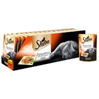 Sheba Корм для кошек Appetito ломтики в желе с телятиной и языком