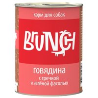 Brunch Корм для собак Говядина с гречкой и зеленой фасолью для собак