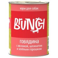 Brunch Корм для собак Говядина с овсянкой, шпинатом и зеленым горошком для собак