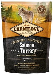 Carnilove Корм для собак Salmon & Turkey for Large breed adult dogs фото