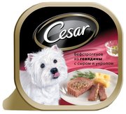 Cesar Корм для собак Бефстроганов из говядины с сыром и укропом фото