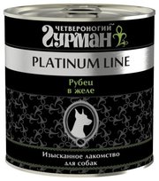 Четвероногий Гурман Корм для собак Platinum line Рубец говяжий в желе фото