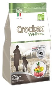 Crockex Корм для собак Wellness Adult Medio-Maxi конина с рисом фото